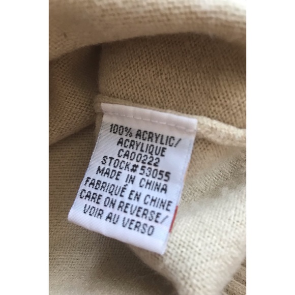 wardrobe essentials petite small cream mock neck - Picture 5 of 8